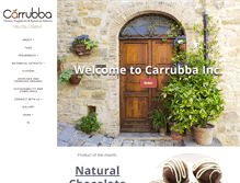 Tablet Screenshot of carrubba.com